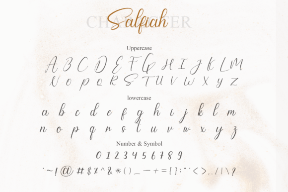 Salfiah Font PNG with transparent background - Preview 5