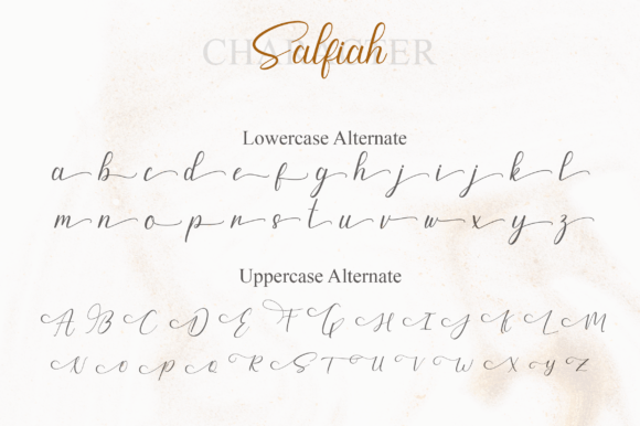 Salfiah Font PNG with transparent background - Preview 6