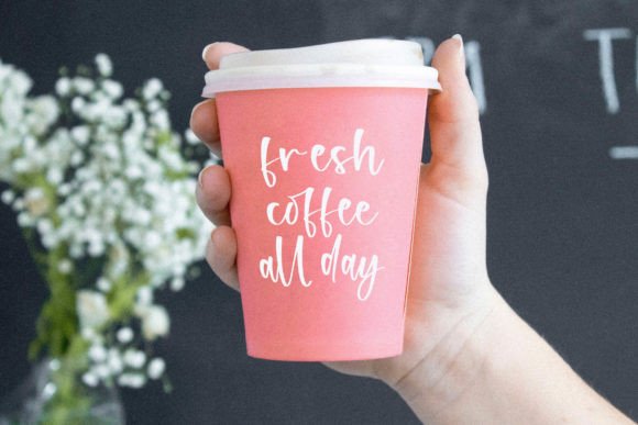 Sharon Daisy Font PNG with transparent background - Preview 6