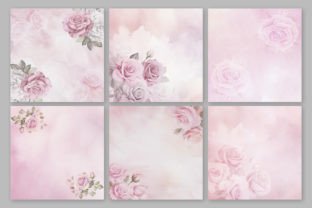 Vintage Pink Roses Digital Paper Graphic by AS Digitale · Creative Fabrica