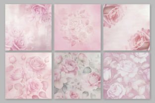 Vintage Pink Roses Digital Paper Graphic by AS Digitale · Creative Fabrica