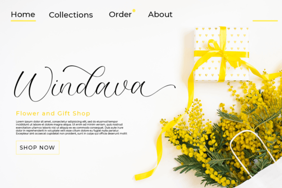 Calenterine Font - Preview 3