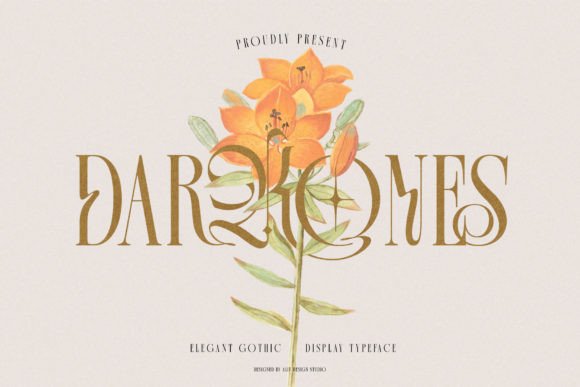 Darkones Font Gotici Font Di Alit Design