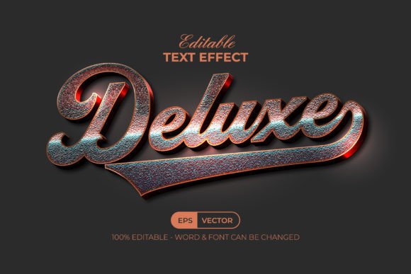 Deluxe Text Effect Vintage Gold Style Graphic Layer Styles By Mockmenot