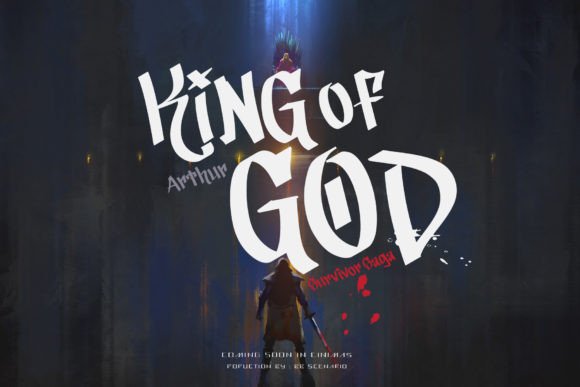 King Knight Font PNG with transparent background - Preview 1