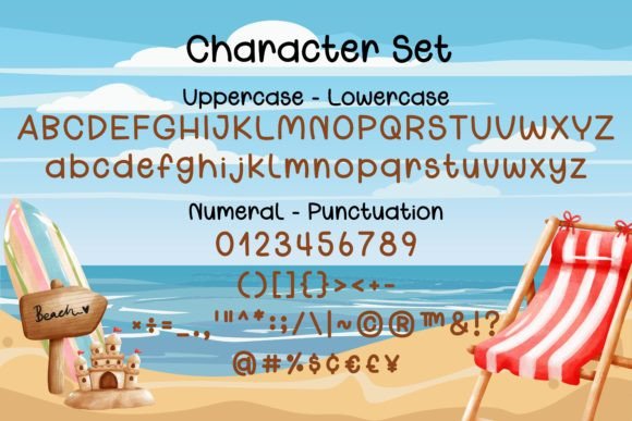 Malibu Holiday Font PNG with transparent background - Preview 4