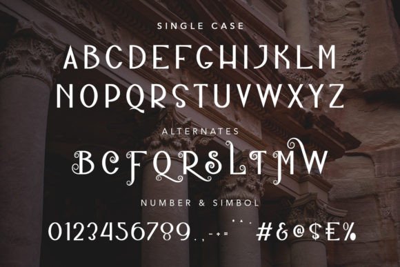 Qirllia Font PNG with transparent background - Preview 1