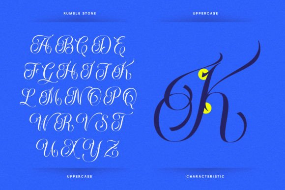 Rumble Stone Font PNG with transparent background - Preview 4