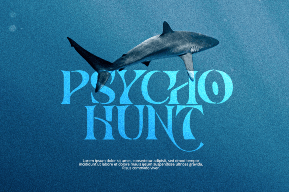Sharky Font PNG with transparent background - Preview 6