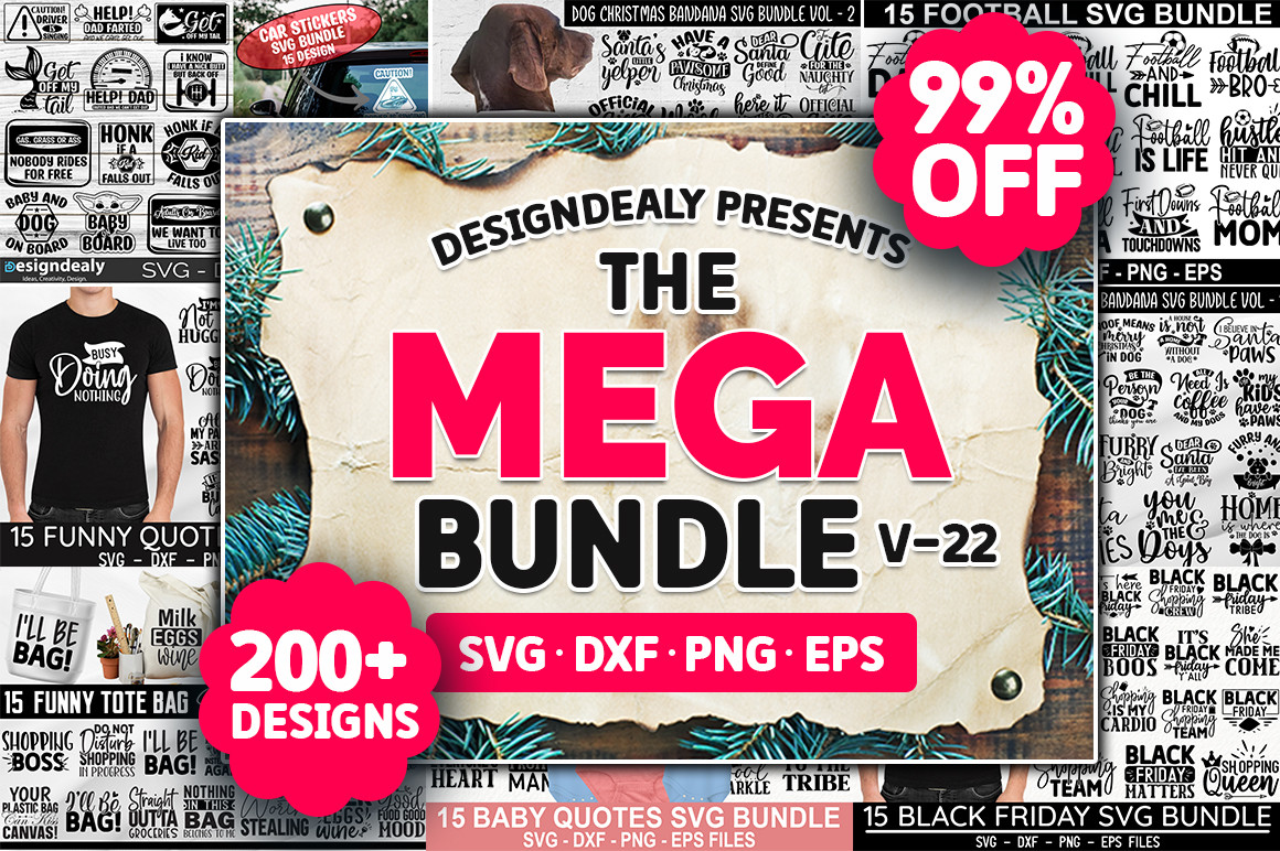 The Mega SVG Craft Designs Bundle Graphic by Buysvgbundles · Creative ...