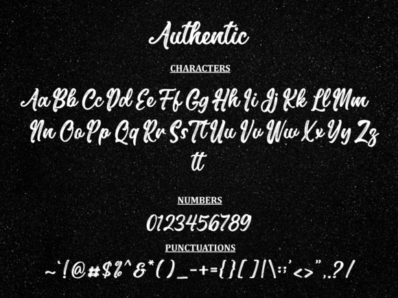 Authentic Font - Preview 5