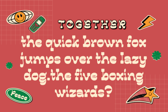 Bungire Retro Font - Preview 1