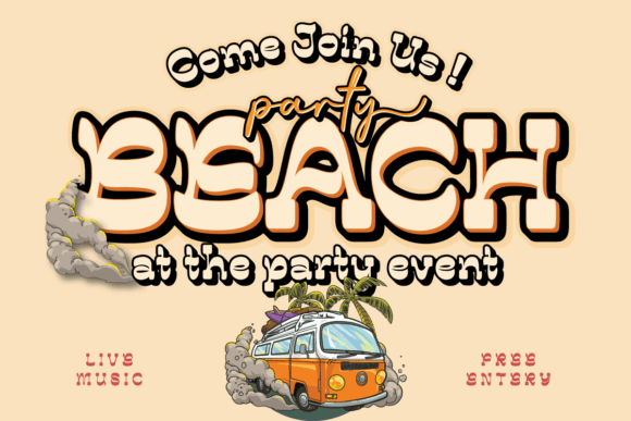 Bungire Retro Font - Preview 3