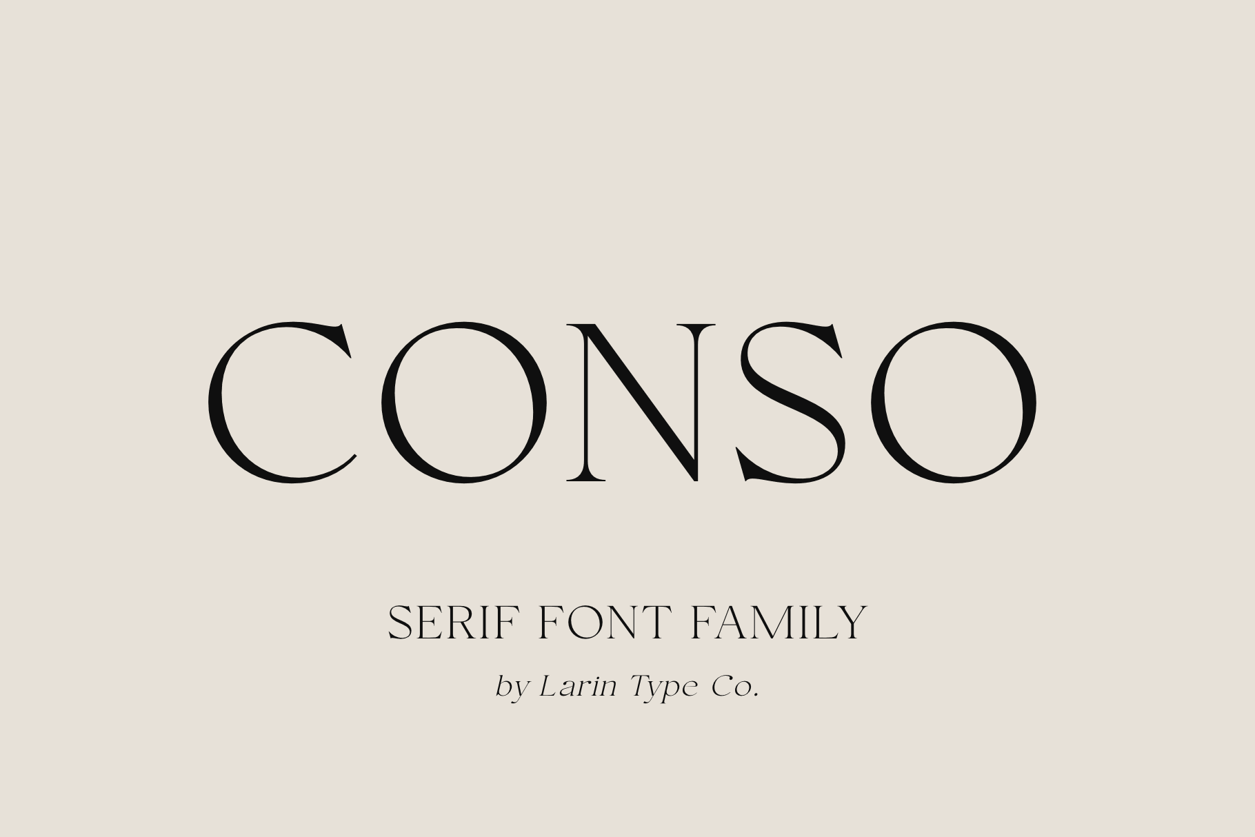 Conso preview: serif for articles, brochures, and resumes