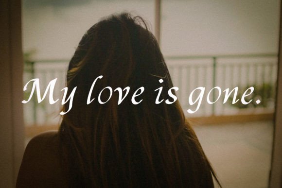 Gone Font - Preview 1