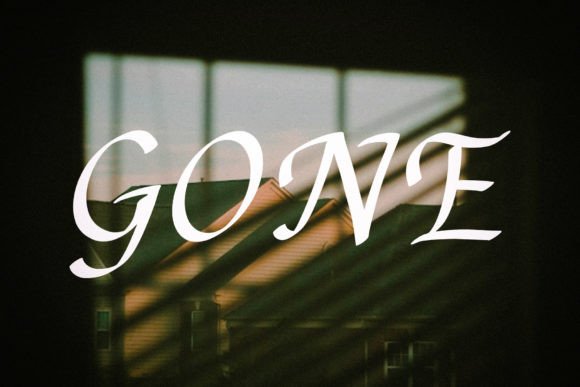 Gone Font - Preview 4