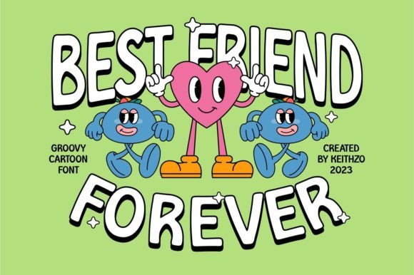 Groovy Cartoon Font - Preview 1