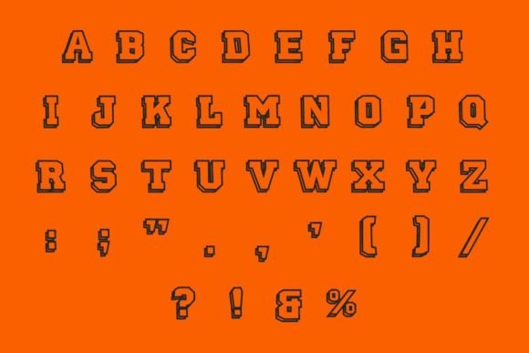 Hellboy Font PNG with transparent background - Preview 4