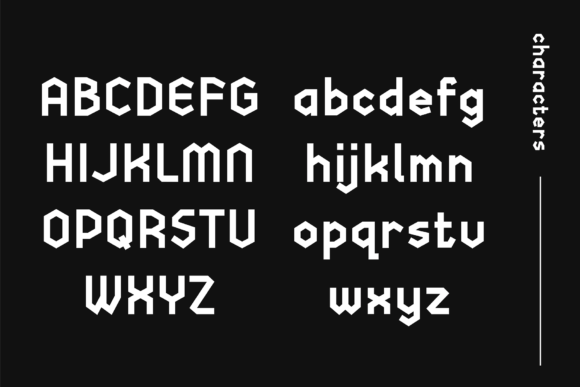 Hexaplex Font PNG with transparent background - Preview 2