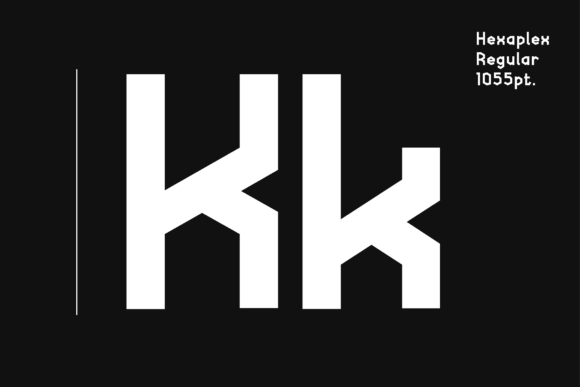 Hexaplex Font PNG with transparent background - Preview 4