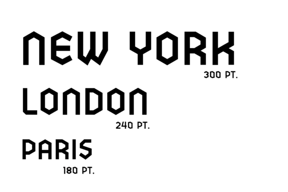 Hexaplex Font PNG with transparent background - Preview 5