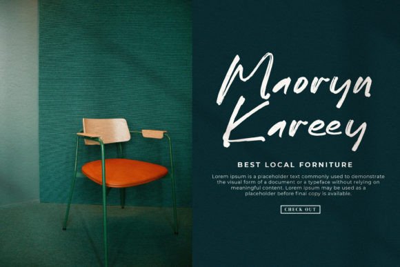 Laquentta Morelly Font PNG with transparent background - Preview 3