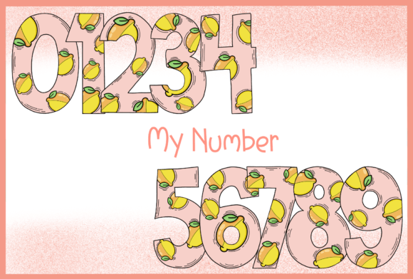 Lemon Summer Font PNG with transparent background - Preview 2