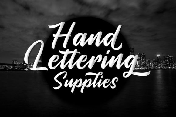 Machinas Font PNG with transparent background - Preview 1