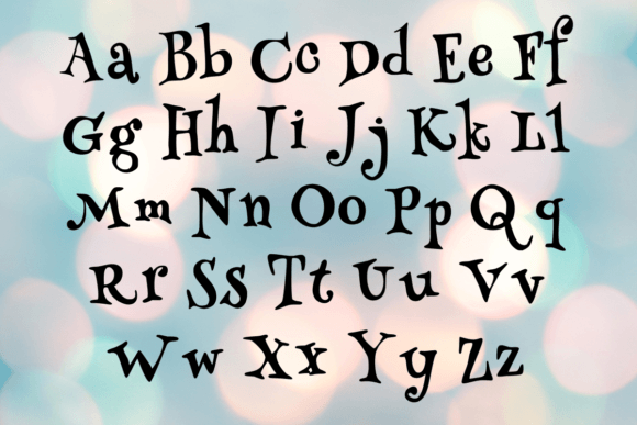 Merlin Lynet Font PNG with transparent background - Preview 1