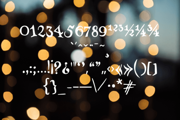 Merlin Lynet Font PNG with transparent background - Preview 2