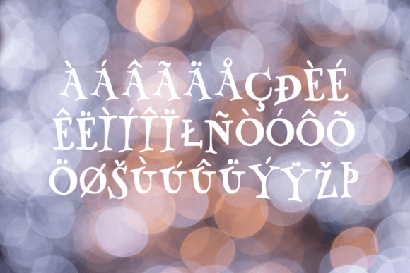 Merlin Lynet Font PNG with transparent background - Preview 3