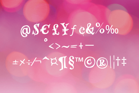 Merlin Lynet Font PNG with transparent background - Preview 5