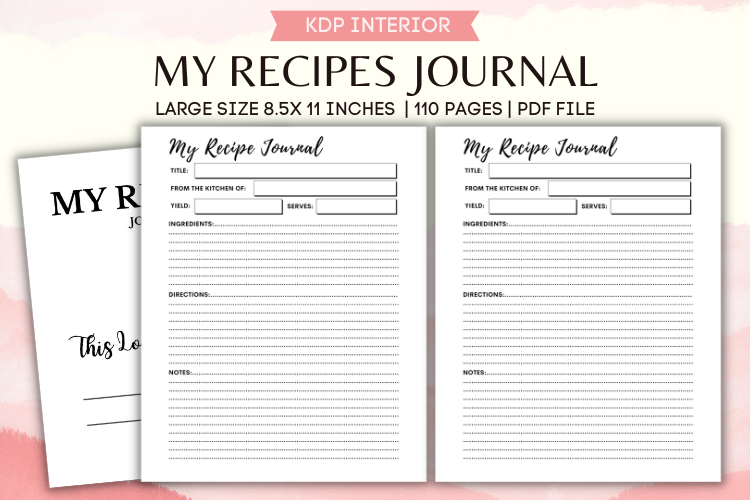 My Recipes Journal