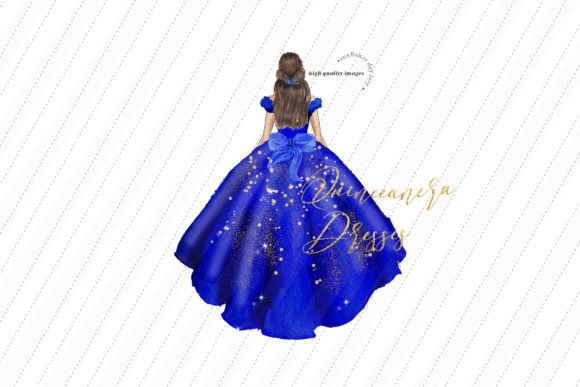 open lace back dress Princess Lace Tiered Stunning Blue Prom Dress with Ruffles PSK516 US12 / Blue