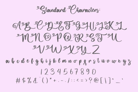 Our Friendship Font PNG with transparent background - Preview 1