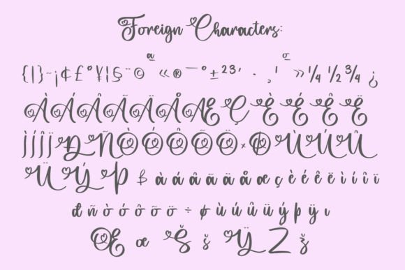 Our Friendship Font PNG with transparent background - Preview 2
