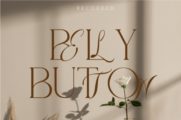 Recorded Font PNG with transparent background - Preview 4