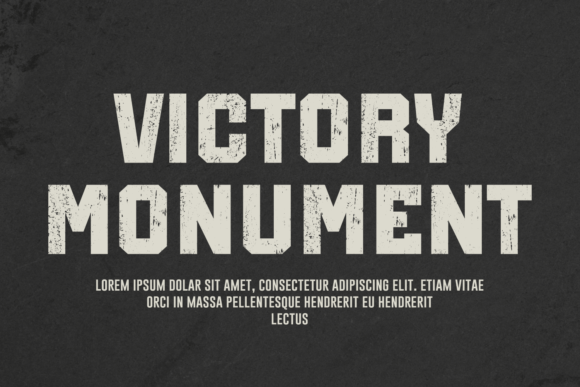 Rough Cement Font font preview - 2