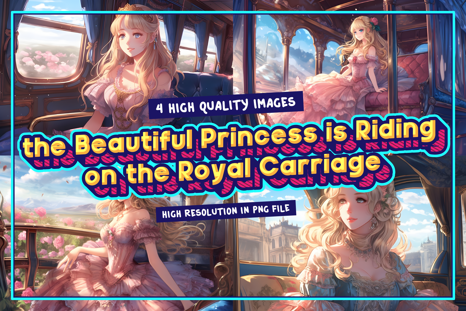 Princess Riding A Panda The Beautiful Princess is Riding on the Graphic by dpnvisualle ...