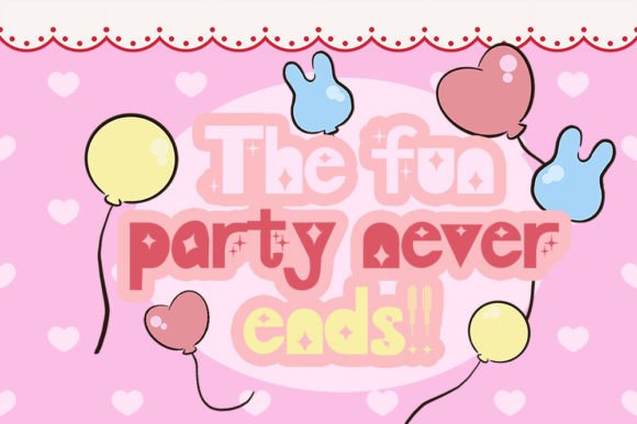 Kira Kawaii Font - Preview 2