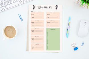 Weekly Meal Planner SVG Graphic by creativetacos · Creative Fabrica