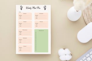 Weekly Meal Planner SVG Graphic by creativetacos · Creative Fabrica