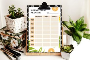 Weekly Meal Planner V2 SVG Graphic by creativetacos · Creative Fabrica