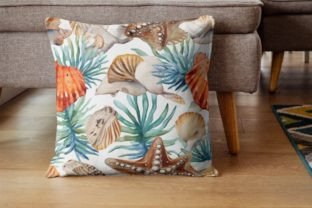 8 Watercolor Beach Seamless Pattern Graphic by Brown Cupple Design ...