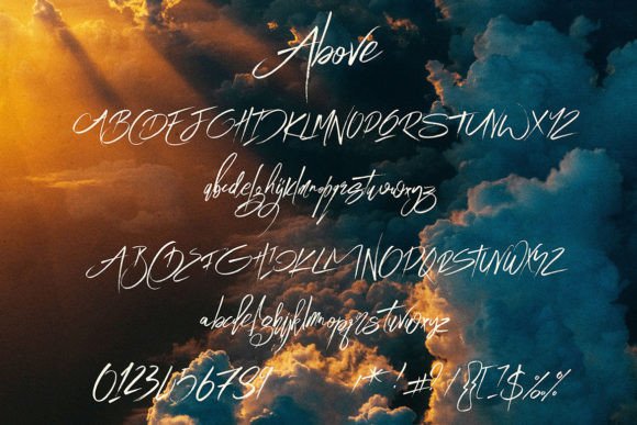 Above Font - Preview 5