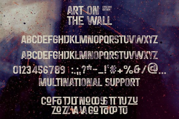 Art on the Wall Font - Preview 5