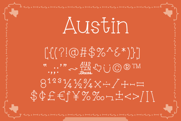 Austin Font - Preview 1
