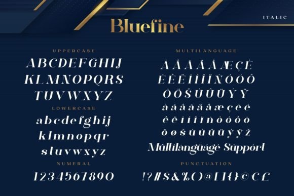 Bluefine Font - Preview 6