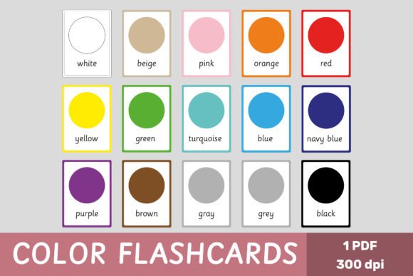 Color Flashcards for Kids