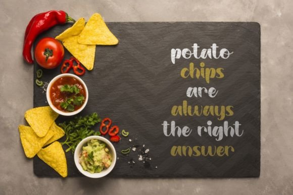 Cutie Potato Font - Preview 4